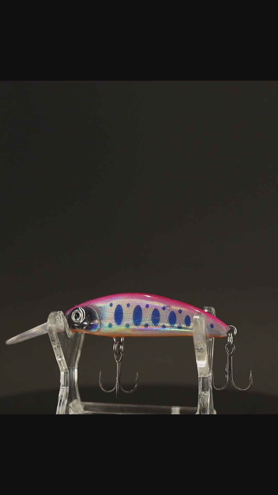 Video prezentare vobler handmade Evo Fishing Whisper 50S DEEP PINK